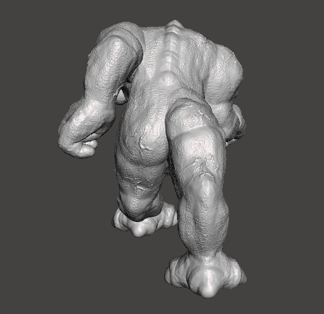 PINK DEMON CLASSIC MINIATURE MODEL FIGURE FANTASY SCIFI GAME RPG 3D print model_8