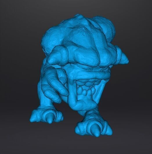 PINK DEMON CLASSIC MINIATURE MODEL FIGURE FANTASY SCIFI GAME RPG 3D print model_10