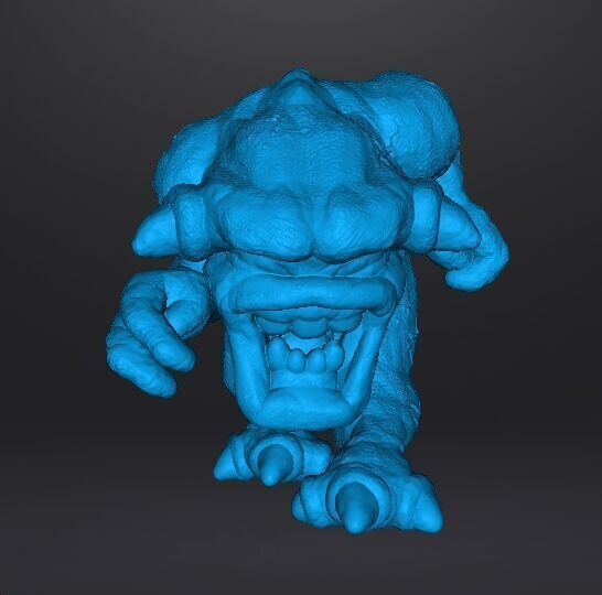 PINK DEMON CLASSIC MINIATURE MODEL FIGURE FANTASY SCIFI GAME RPG 3D print model_9