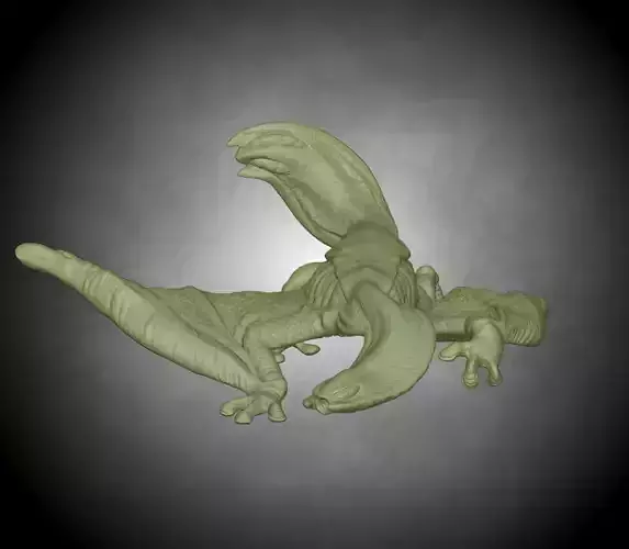 Gigginox - Monster Hunter Tri 3D Printable Statue 3D print model
