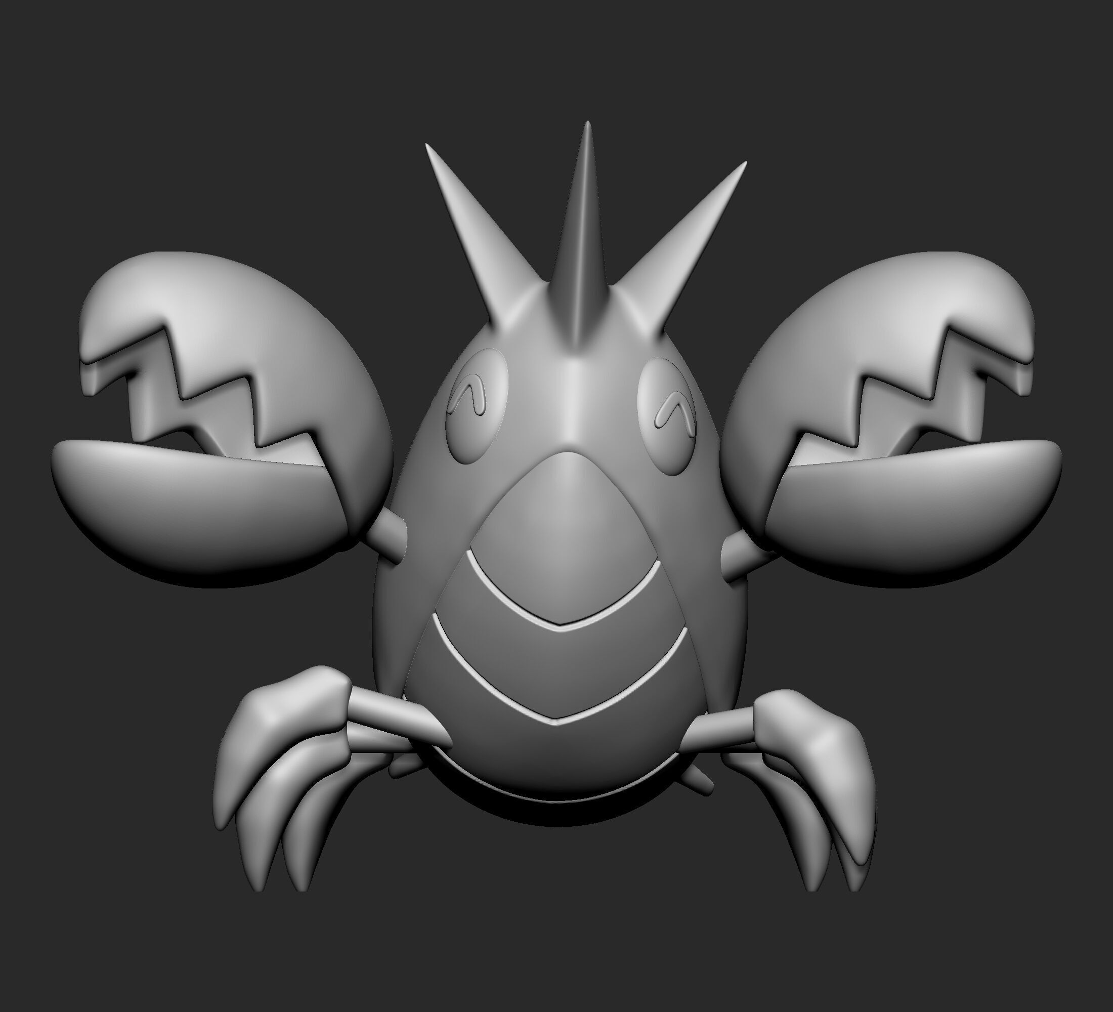 Pokemon - Corphish with 2 poses 3D print model_6