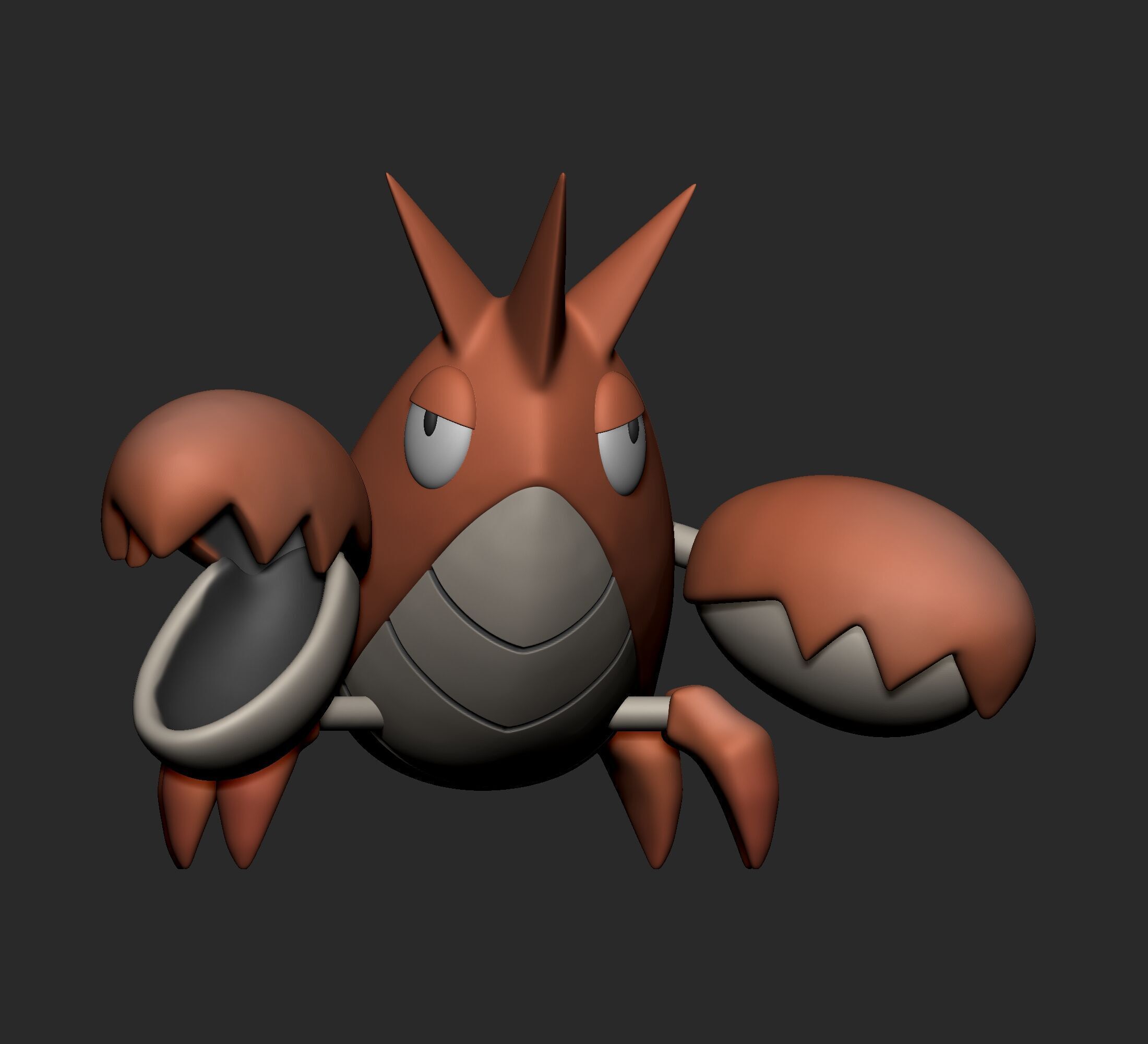 Pokemon - Corphish with 2 poses 3D print model_1