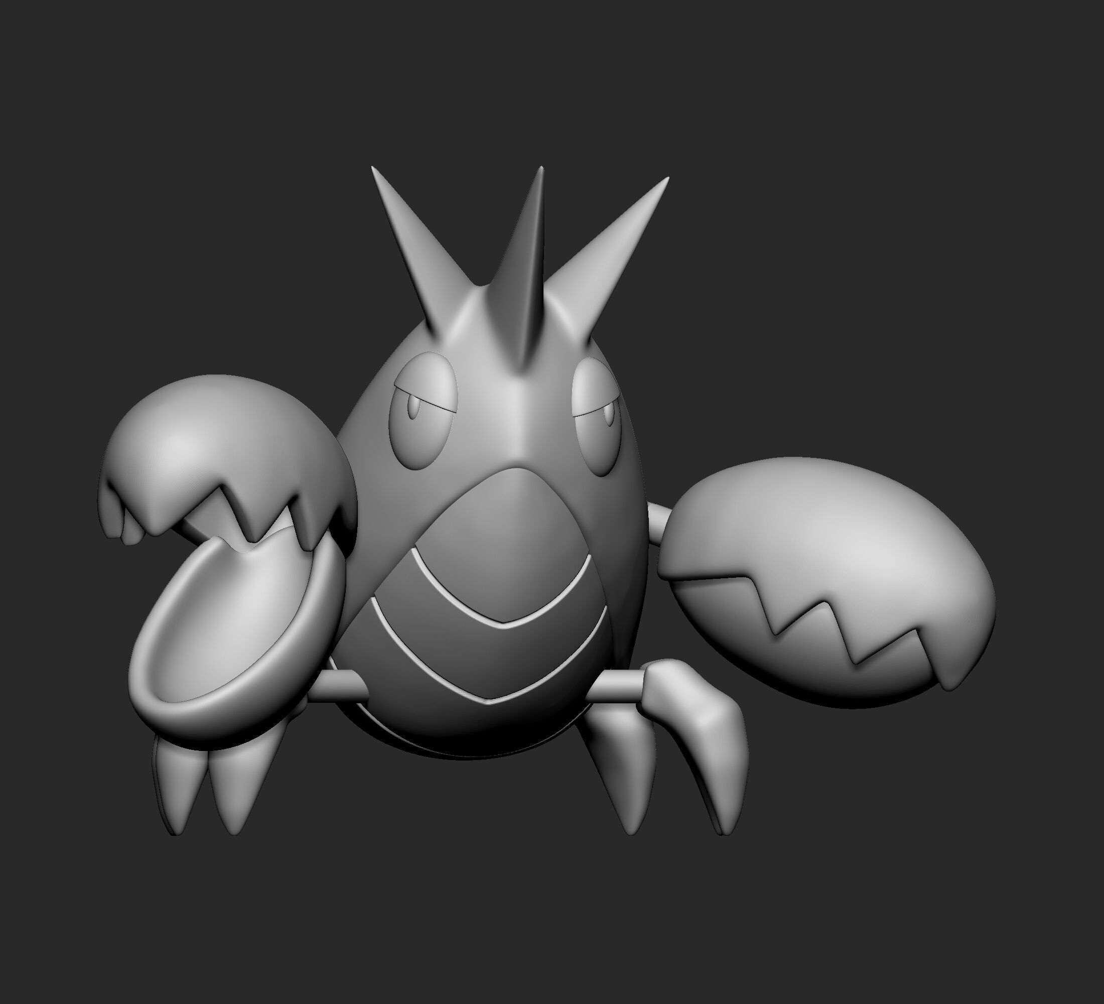 Pokemon - Corphish with 2 poses 3D print model_2