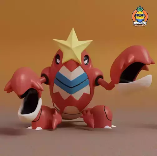 Pokemon - Crawdaunt with 2 poses