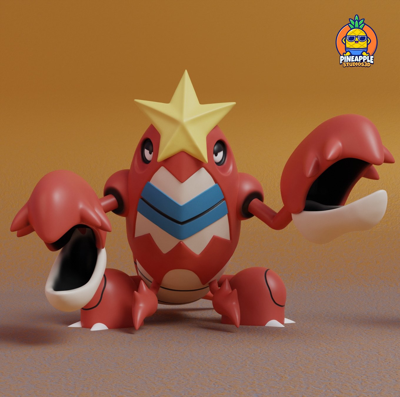 Pokemon - Corphish and Crawdaunt  3D print model_6