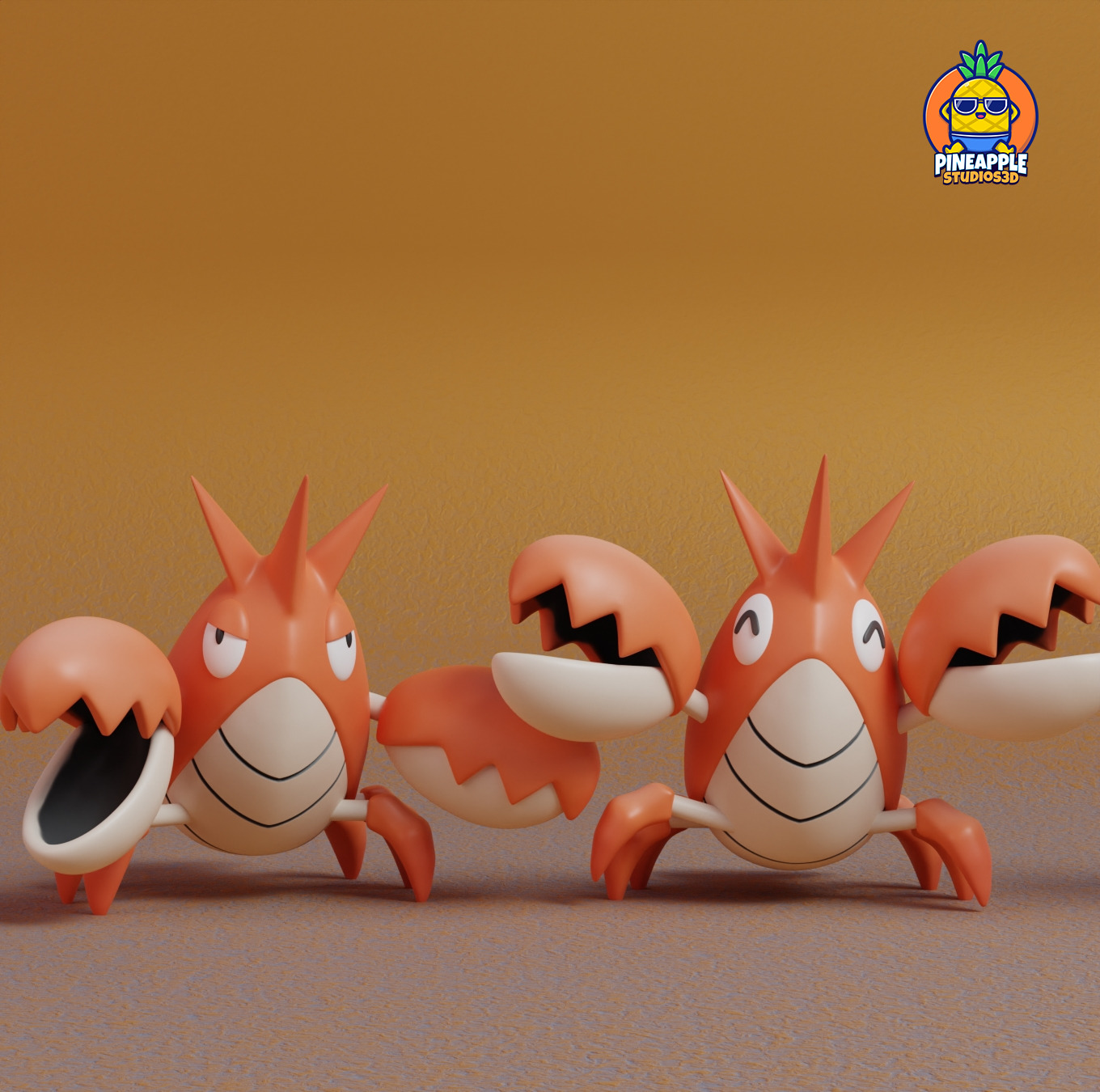 Pokemon - Corphish and Crawdaunt  3D print model_1