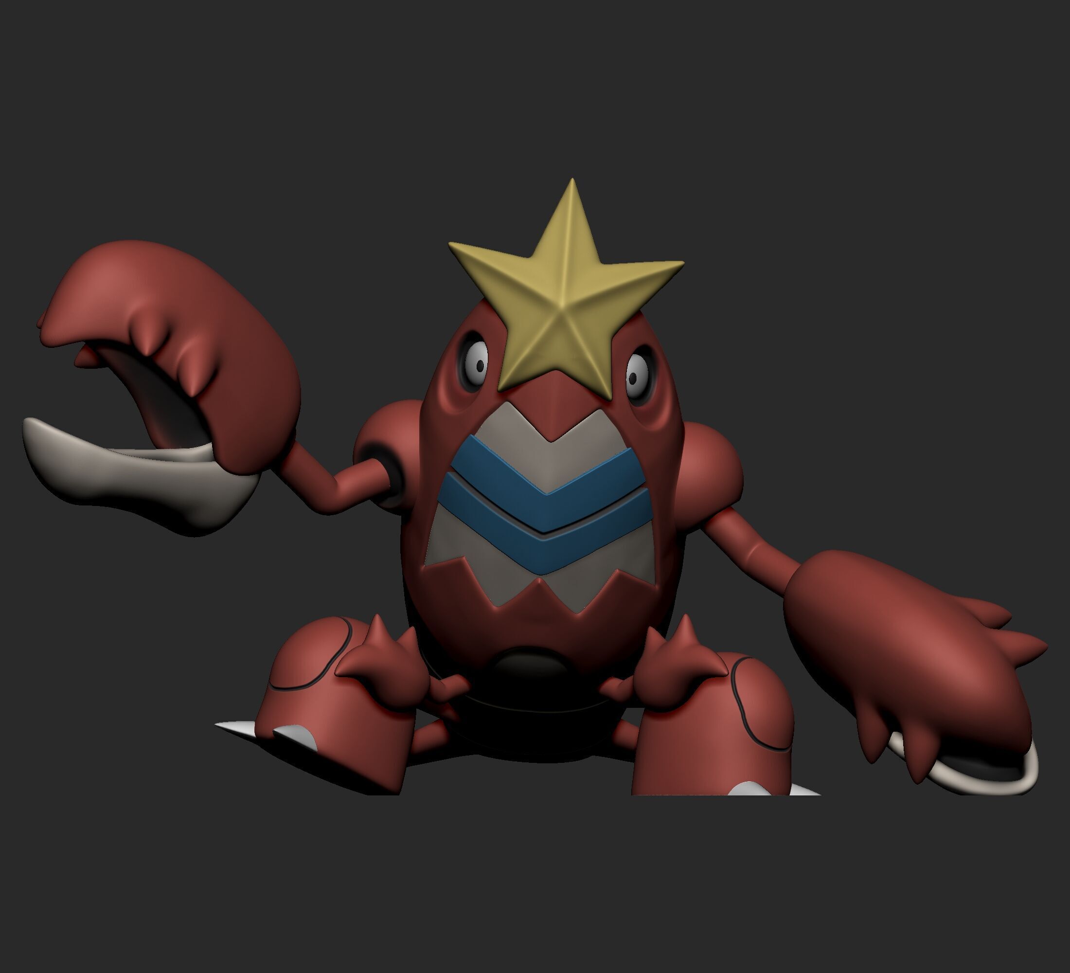 Pokemon - Corphish and Crawdaunt  3D print model_10