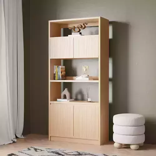 Kouva Modular Bookcase  Low-poly 3D model