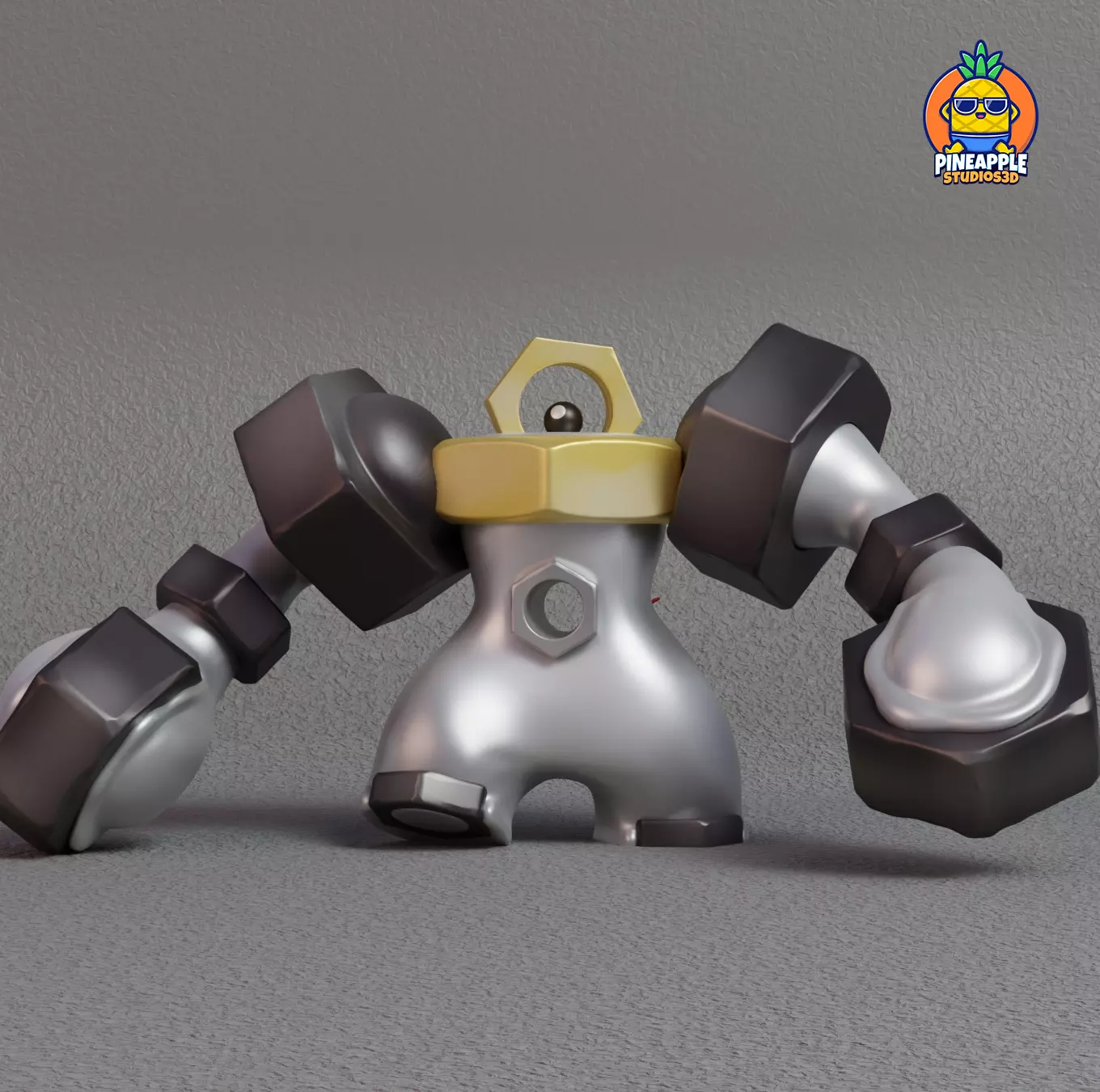 Pokemon - Melmetal with 2 poses 3D print model