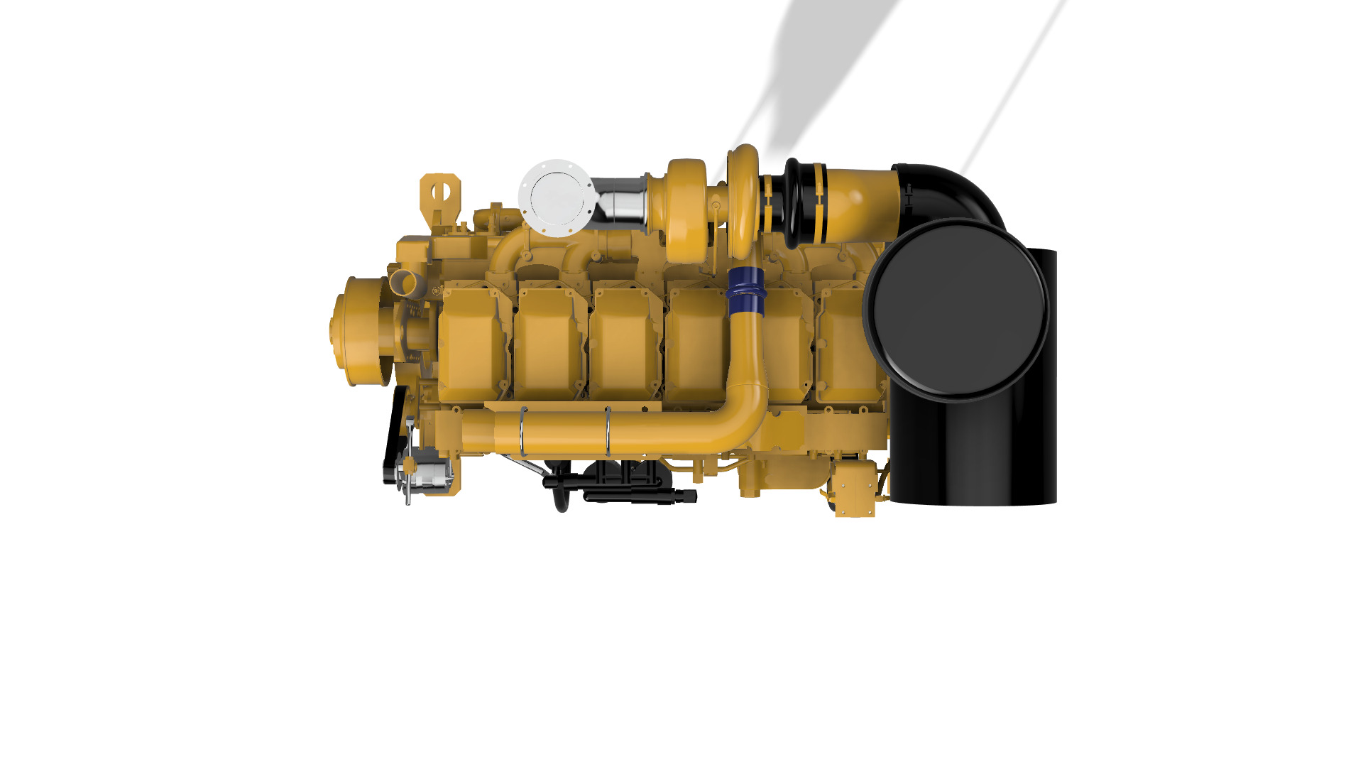 SAA6D170E-3 KOMATSU DIESEL ENGINE 3D print model_5