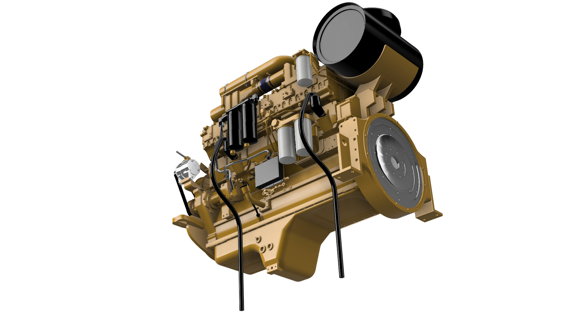 SAA6D170E-3 KOMATSU DIESEL ENGINE 3D print model_6