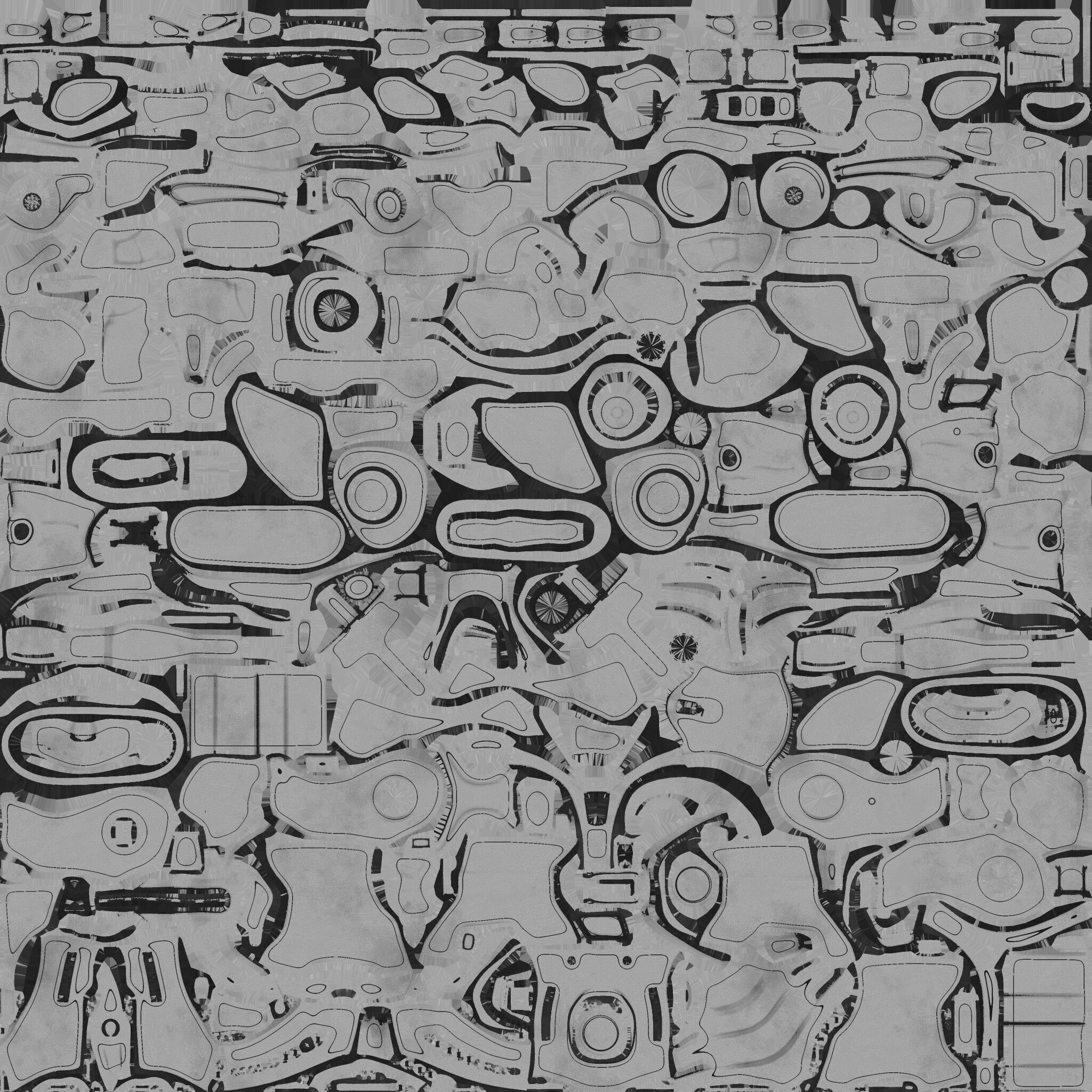 Combat Robot Game Ready Low-poly 3D model_16