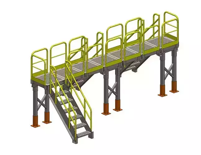 Escadas de cruzamento de esteiras