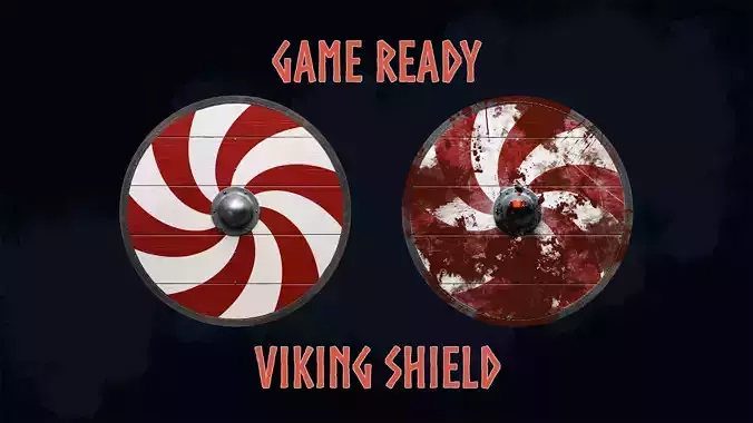 Viking Shield 2 - New and bloody 3D Model Collection