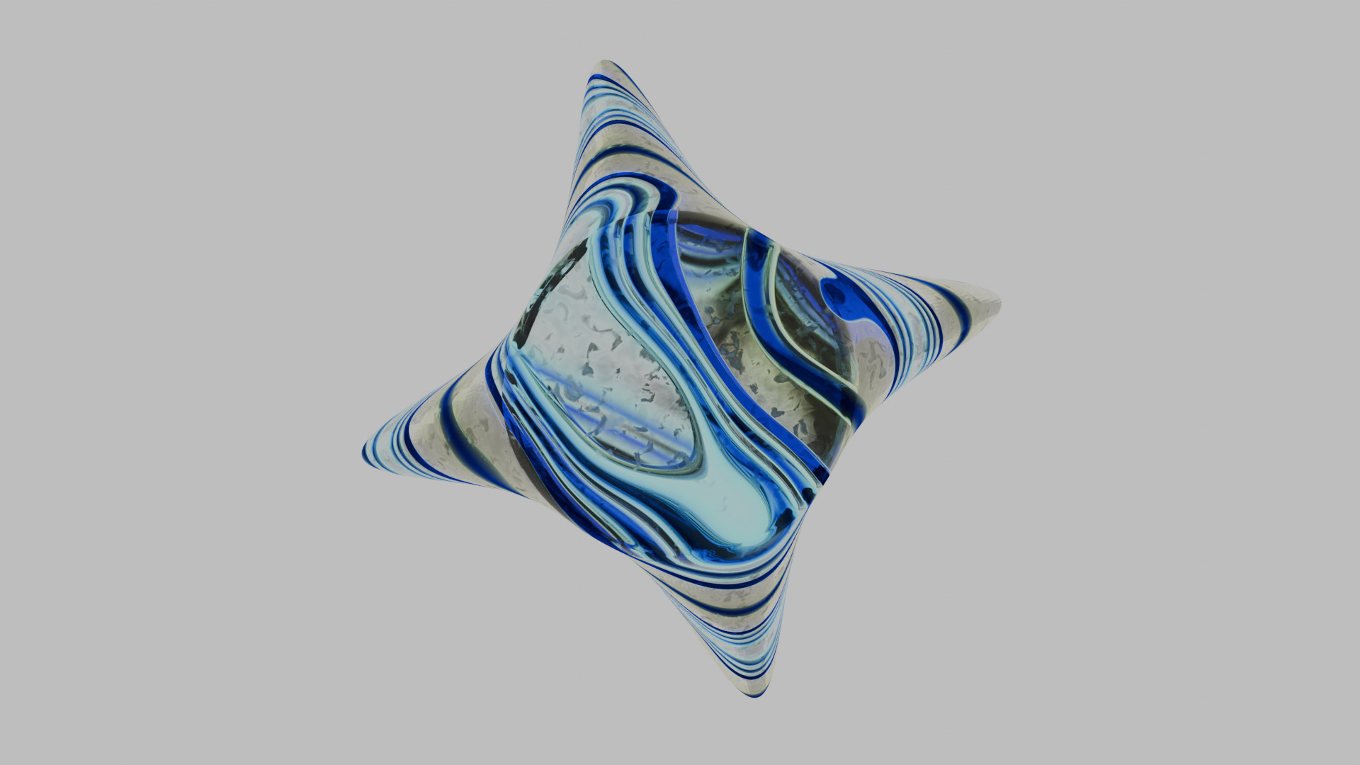 Glass vase 3D model_3