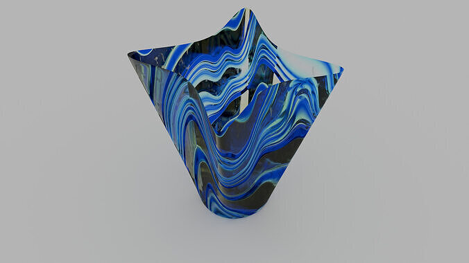 Glass vase 3D model