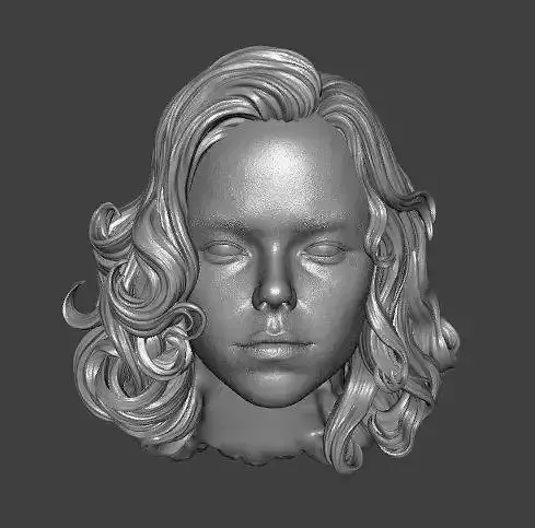 DC SUPERGIRL WOMAN OF TOMORROW MILLY ALCOCK HEAD SCULPT 3D print model