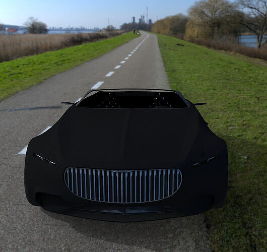 luxury convertible  3D model