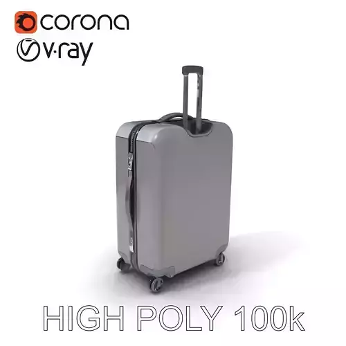 Hardshell Suitcase Model Pack Low-poly 3D model