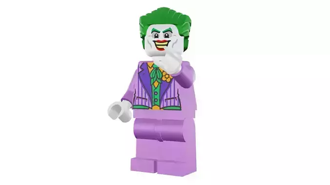 3D print minifigure - Joker - V1