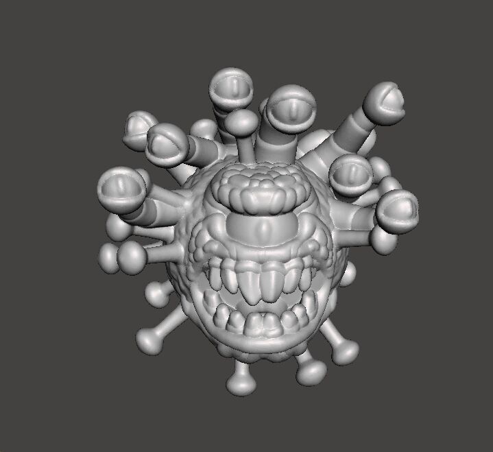 CORONABEHOLDER MINIATURE MODEL FANTASY OR SCIFI GAMES RPG DND 3D print model_2