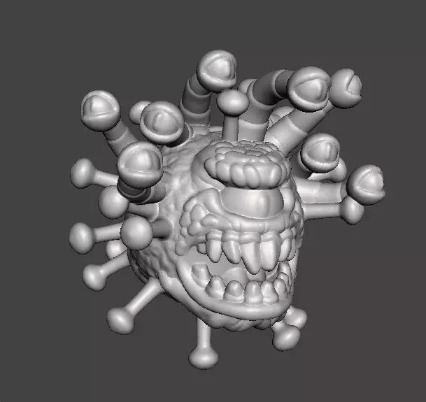 CORONABEHOLDER MINIATURE MODEL FANTASY OR SCIFI GAMES RPG DND 3D print model_0