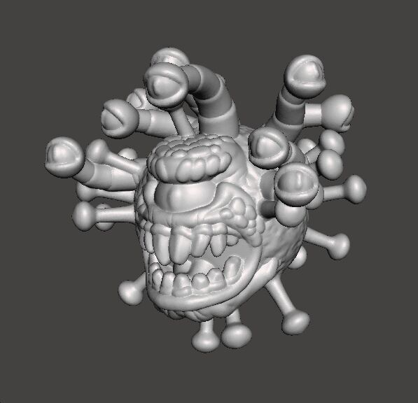 CORONABEHOLDER MINIATURE MODEL FANTASY OR SCIFI GAMES RPG DND 3D print model_1