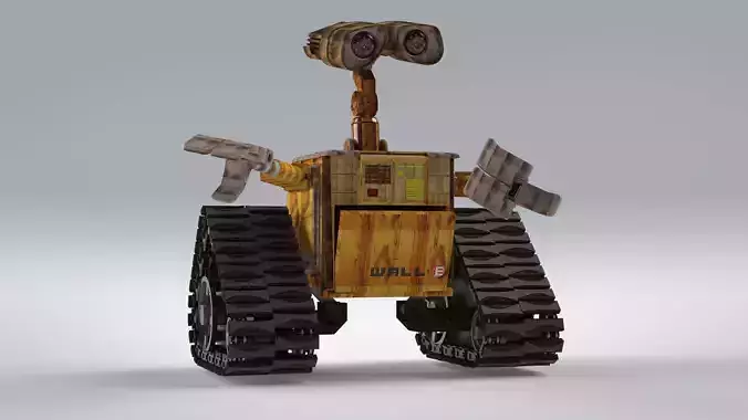PostApocalyptic  Cleanup Robot Mechanical 3D Model SolidWorks 