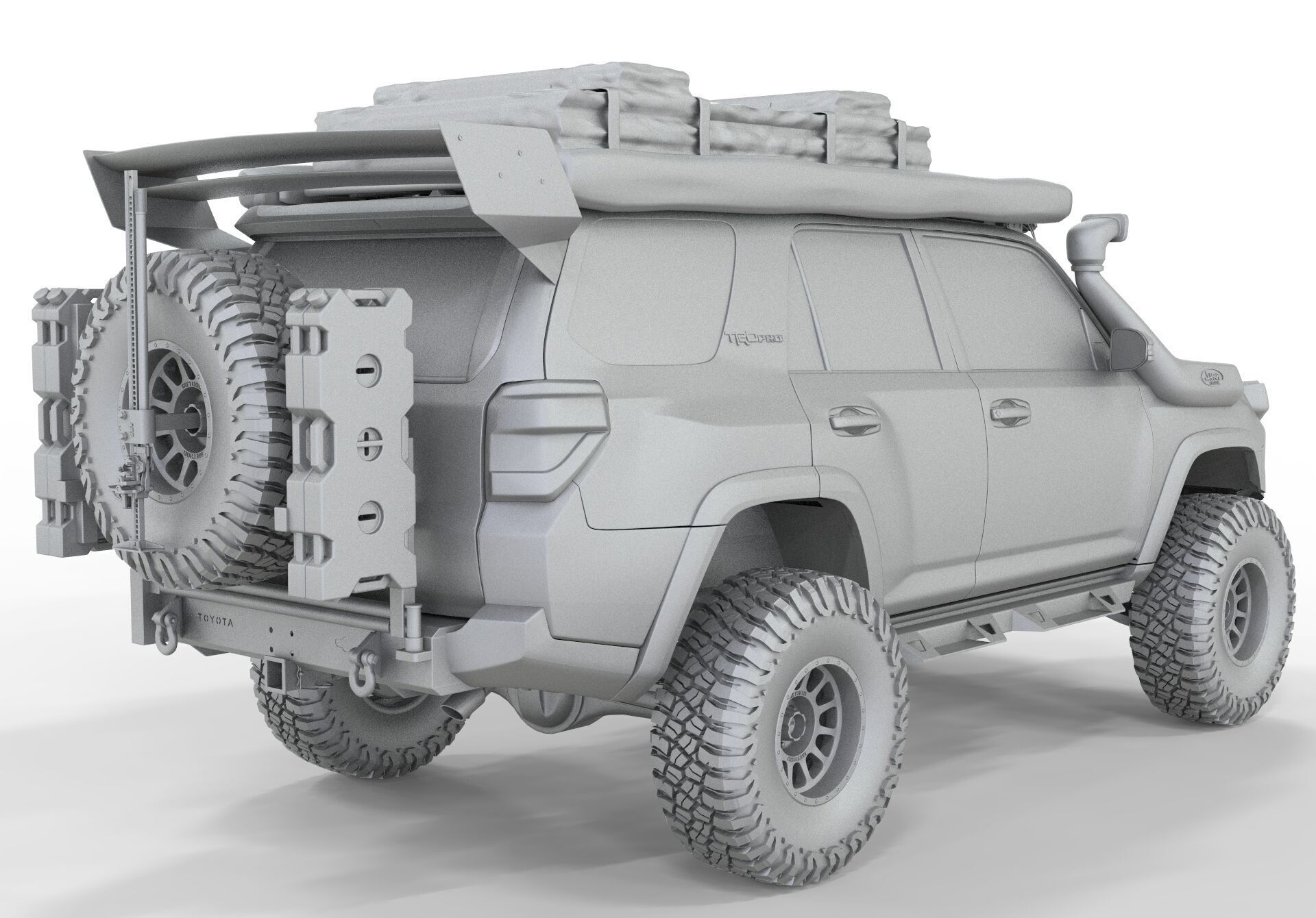 Toyota 4Runner 2022 Full Accesories 3D model_17