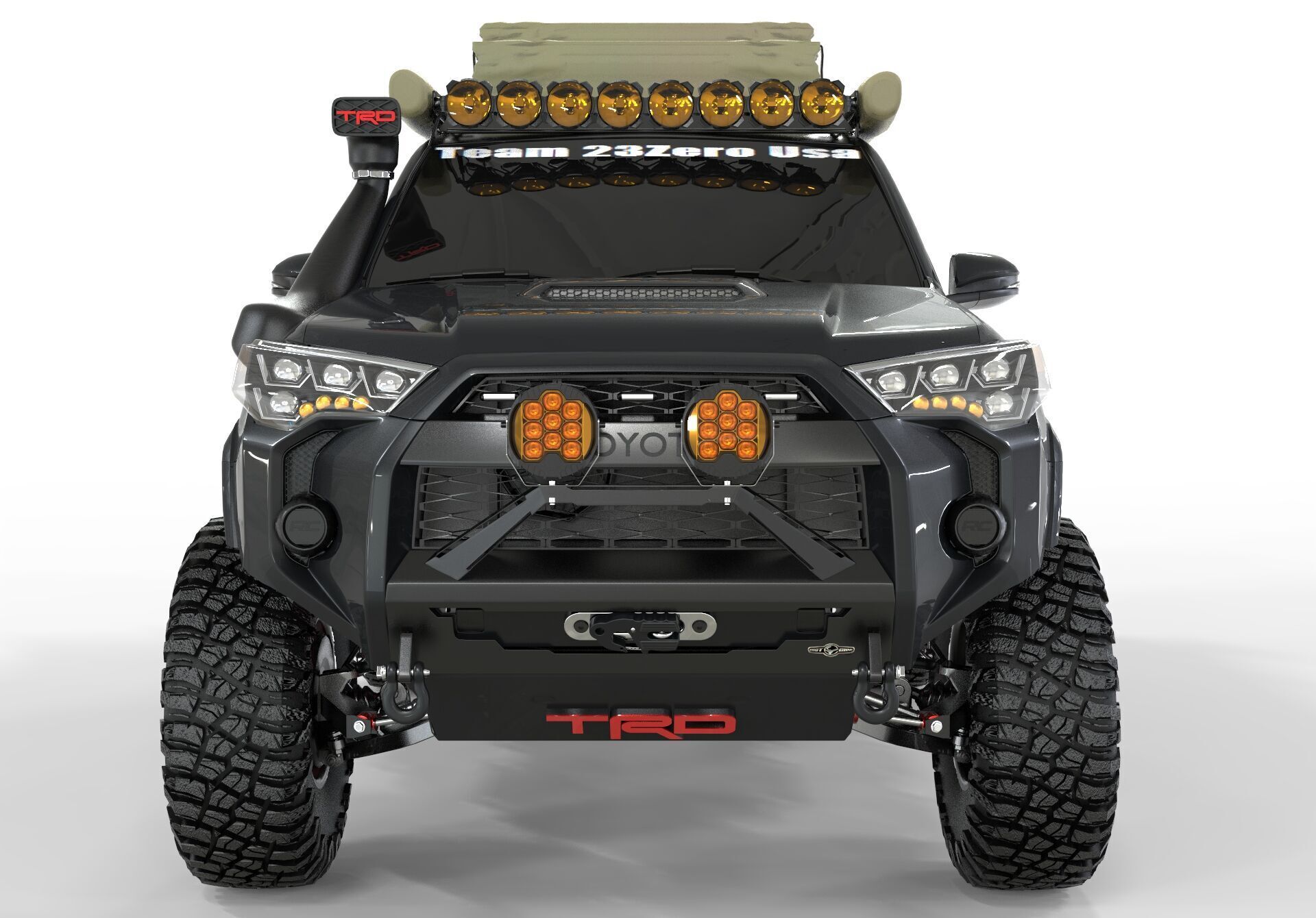 Toyota 4Runner 2022 Full Accesories 3D model_3