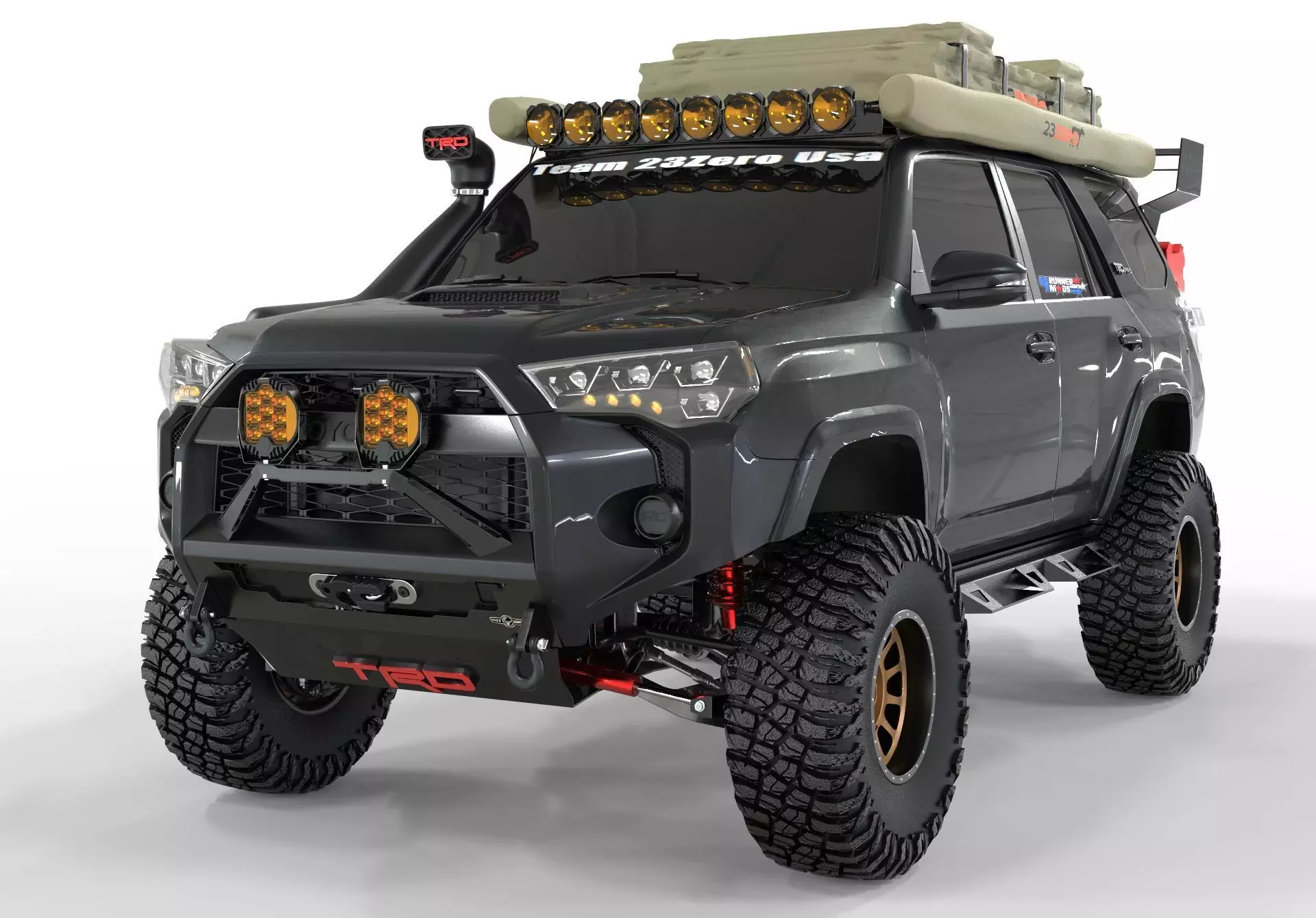 Toyota 4Runner 2022 Full Accesories 3D model_0