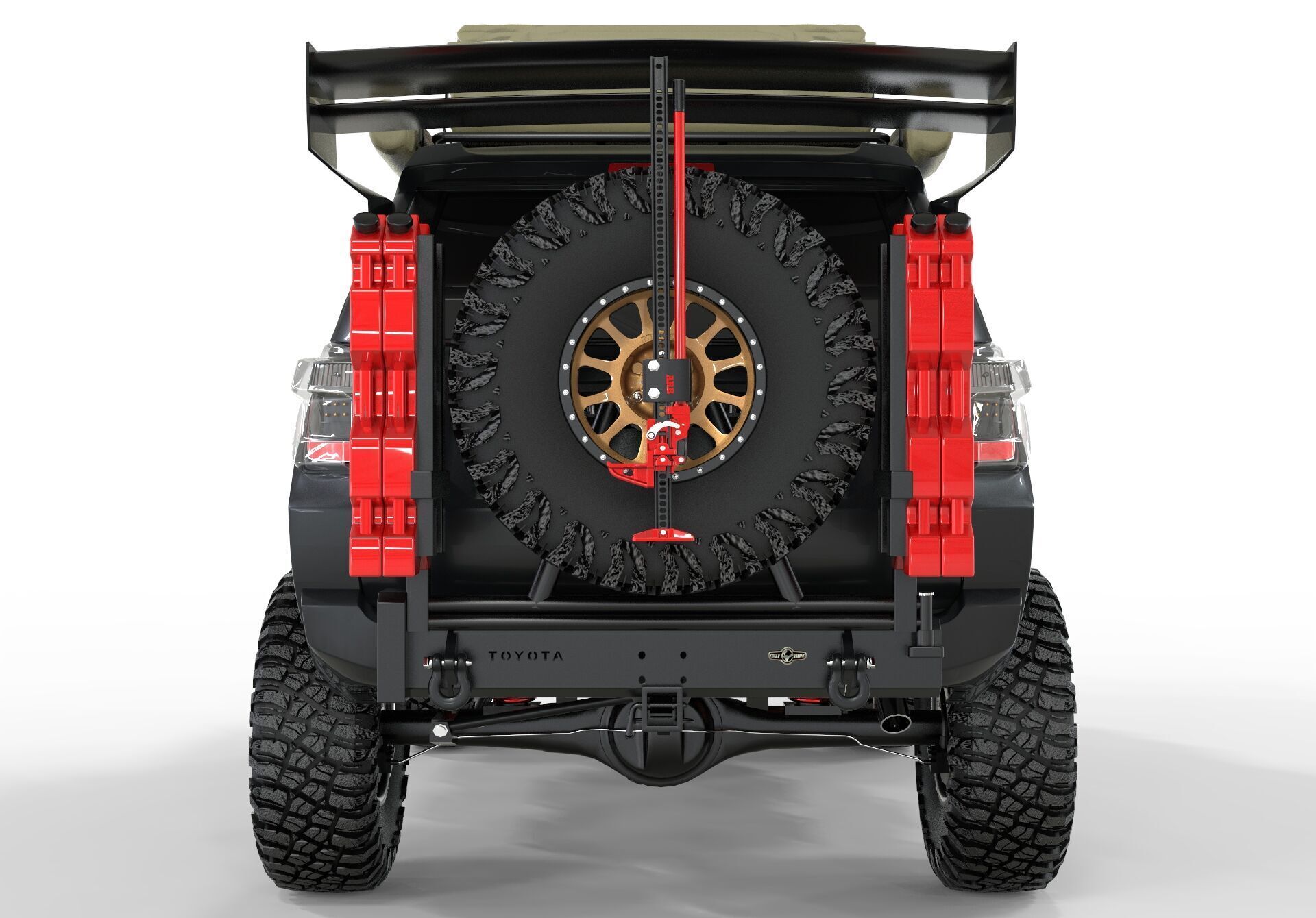 Toyota 4Runner 2022 Full Accesories 3D model_4