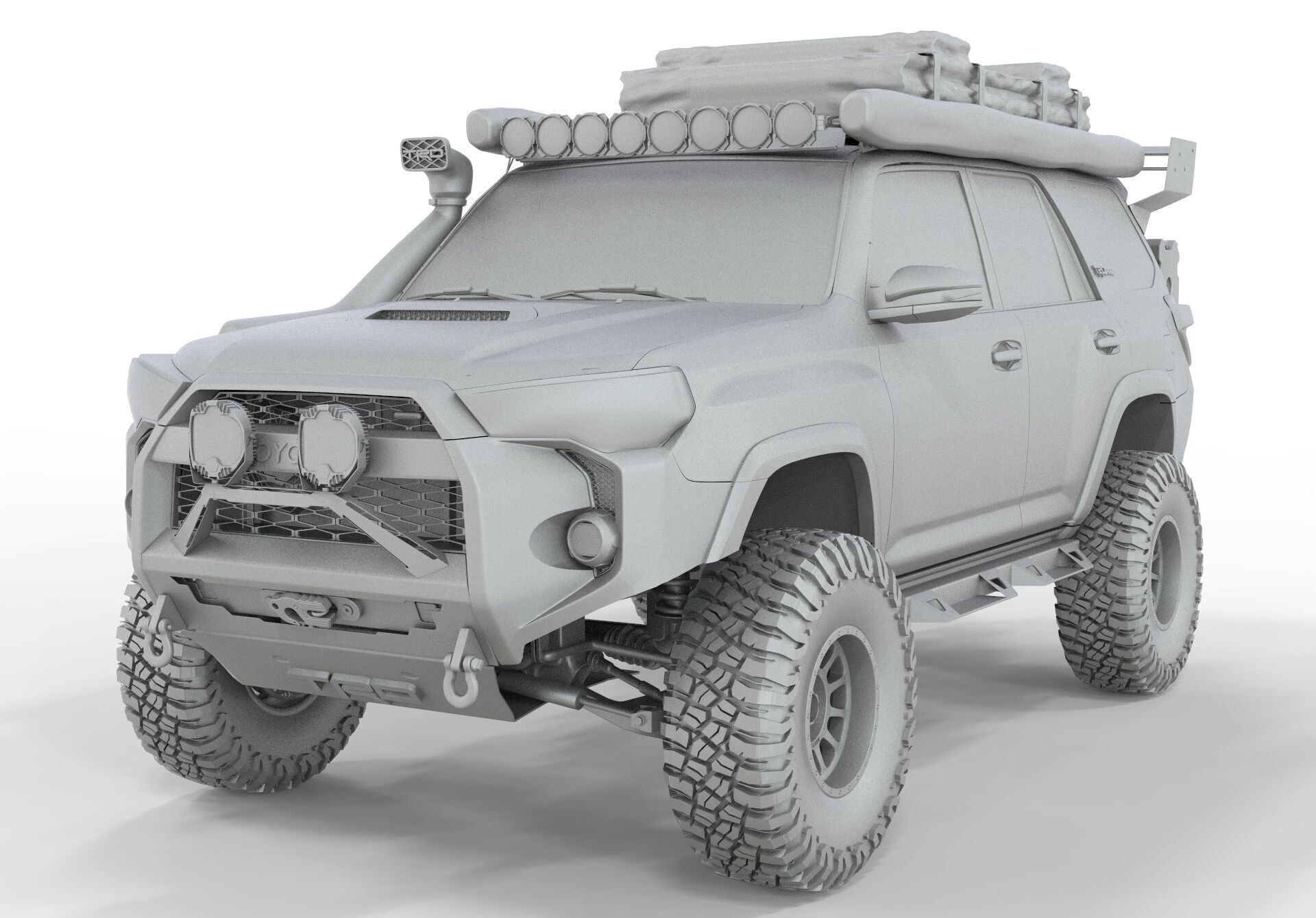 Toyota 4Runner 2022 Full Accesories 3D model_16
