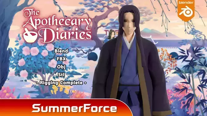 Jinshi - The Apothecary Diaries 3D model