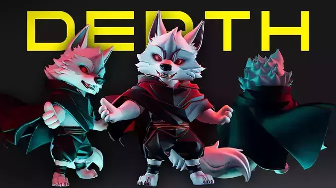 CUTE DEATH 3D STYLIZED MODEL