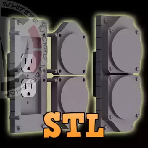 Star Wars Power Outlet Duplex Cover 3D print model