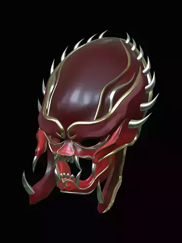 Predator mask samurai style