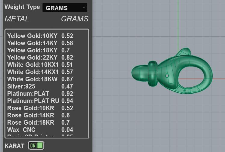 jewelry clasp connector 3D print model_4