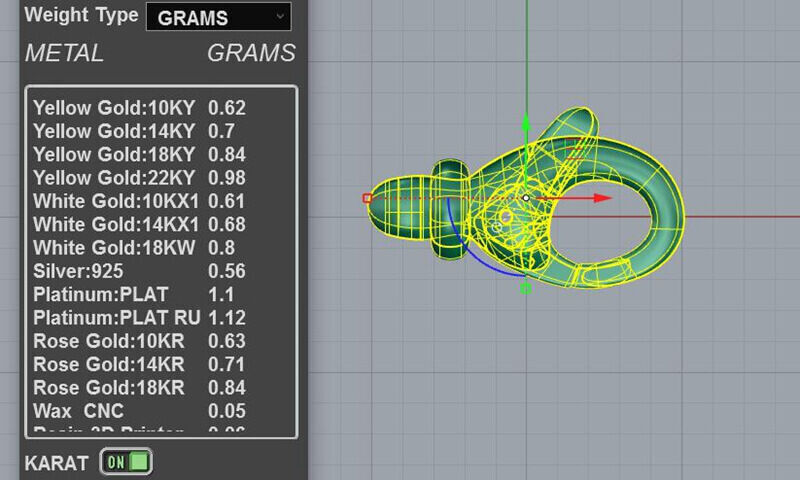 jewelry clasp connector 3D print model_2