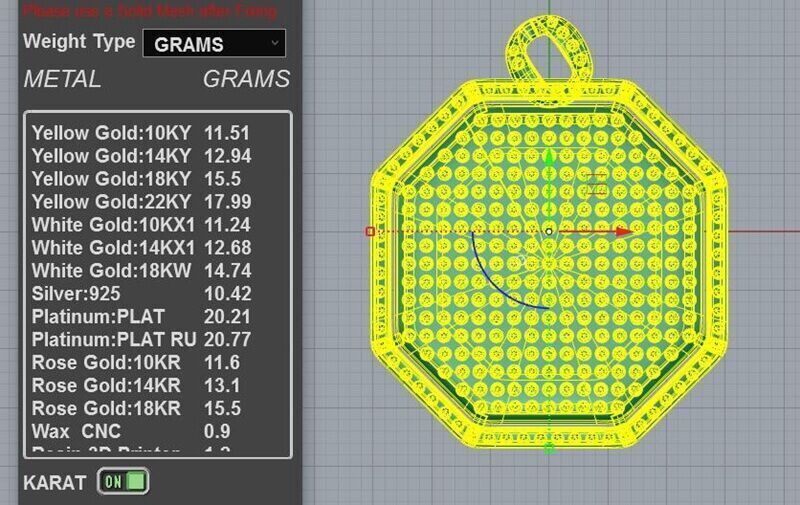 Luxury Cuban Link Pendant Necklace 3D print model_14