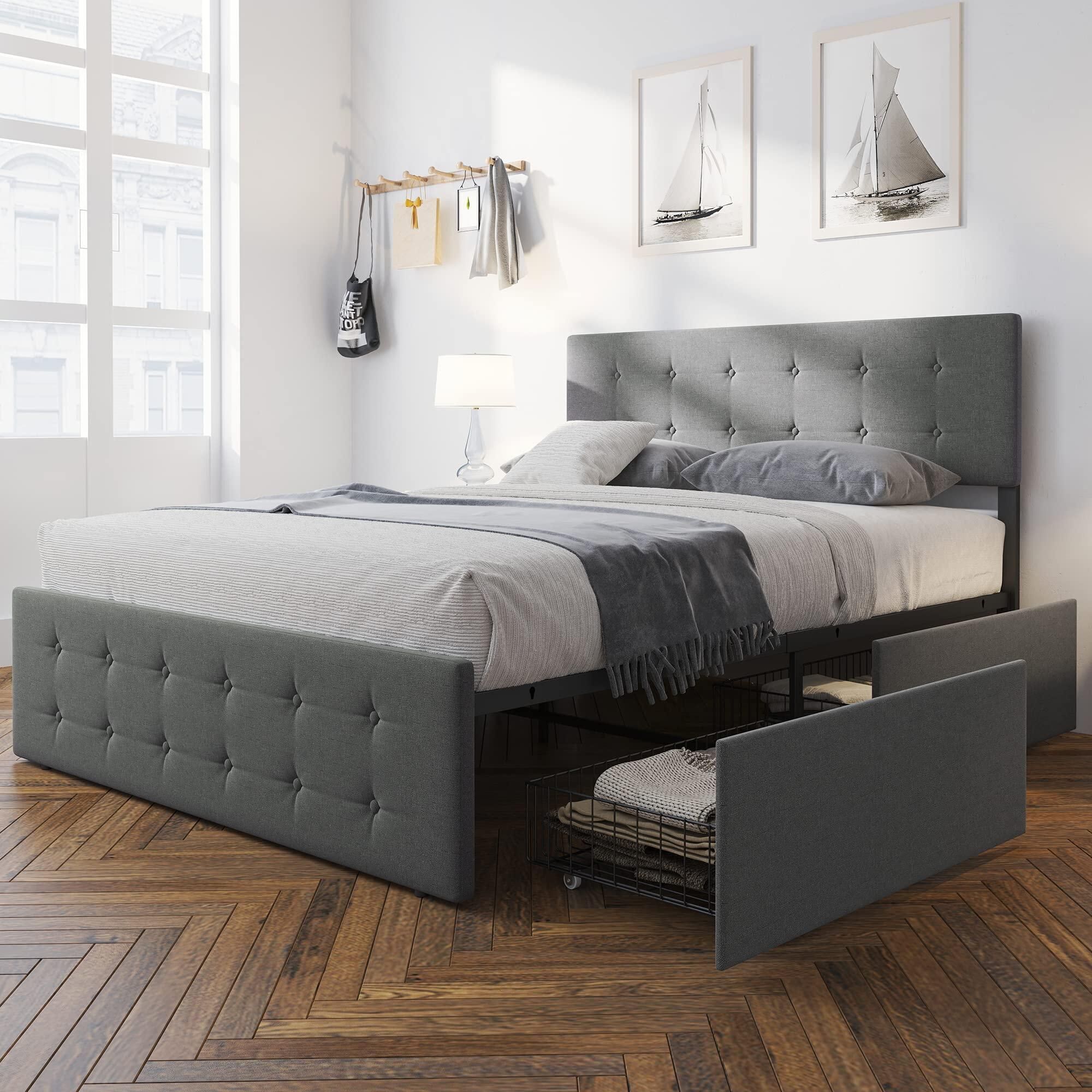highly detailed bed 025 3D model_1