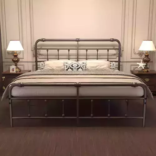 highly detailed bed 020