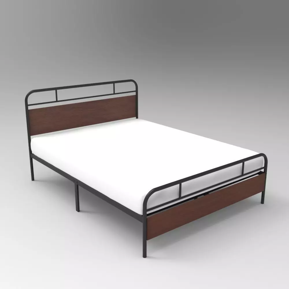 highly detailed bed 011 3D model_0