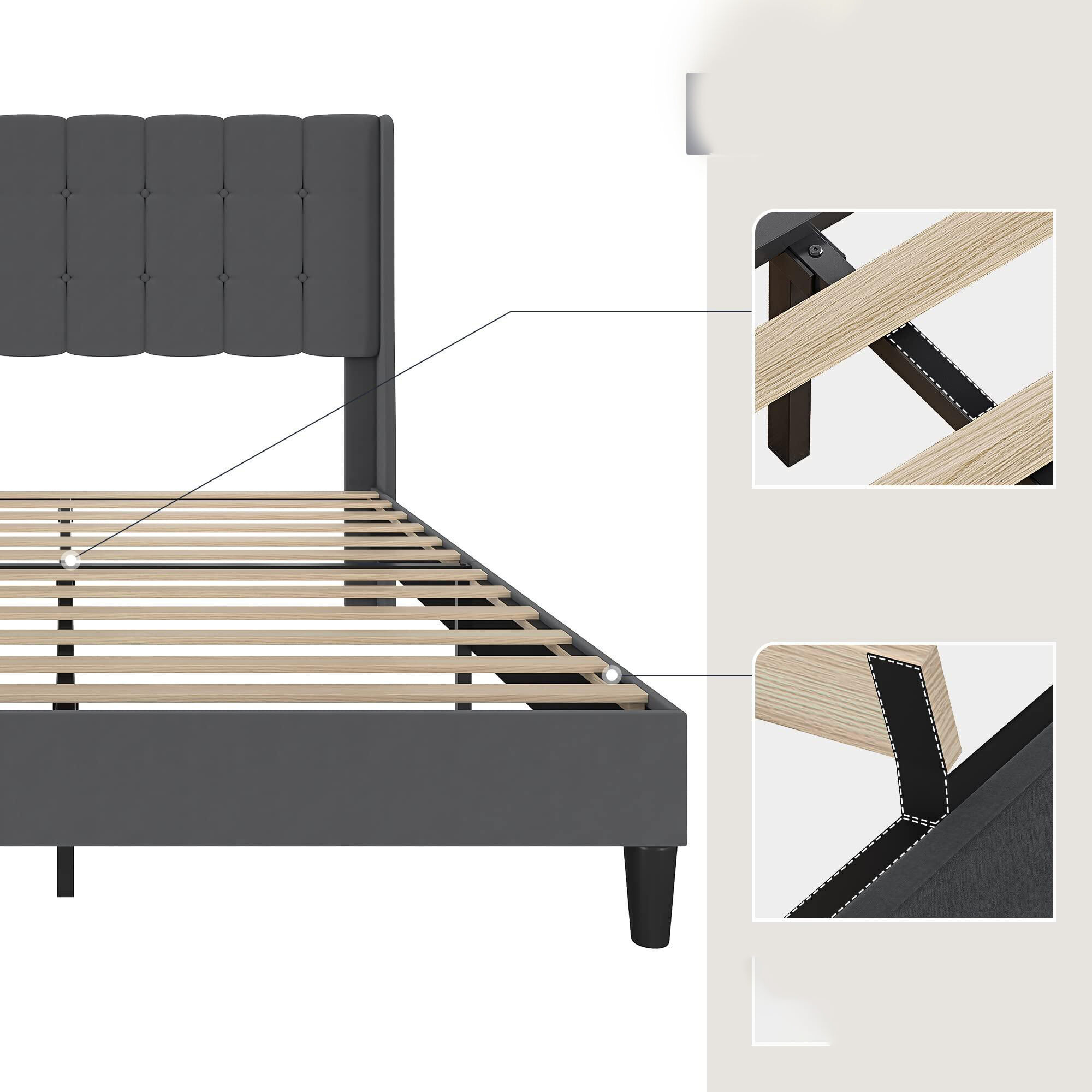 highly detailed bed 003 3D model_2