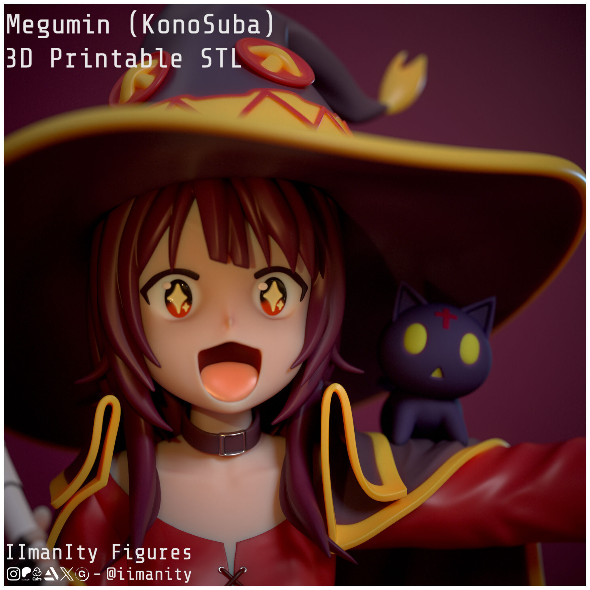 Megumin - KonoSuba 3D print model_2