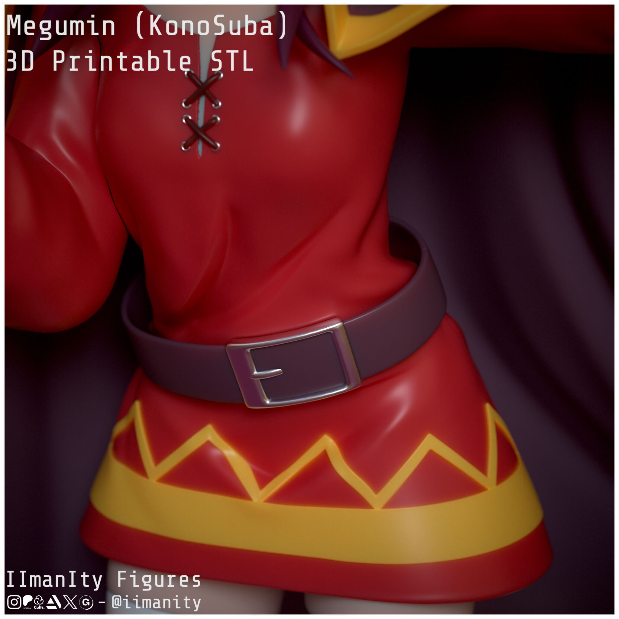 Megumin - KonoSuba 3D print model_3