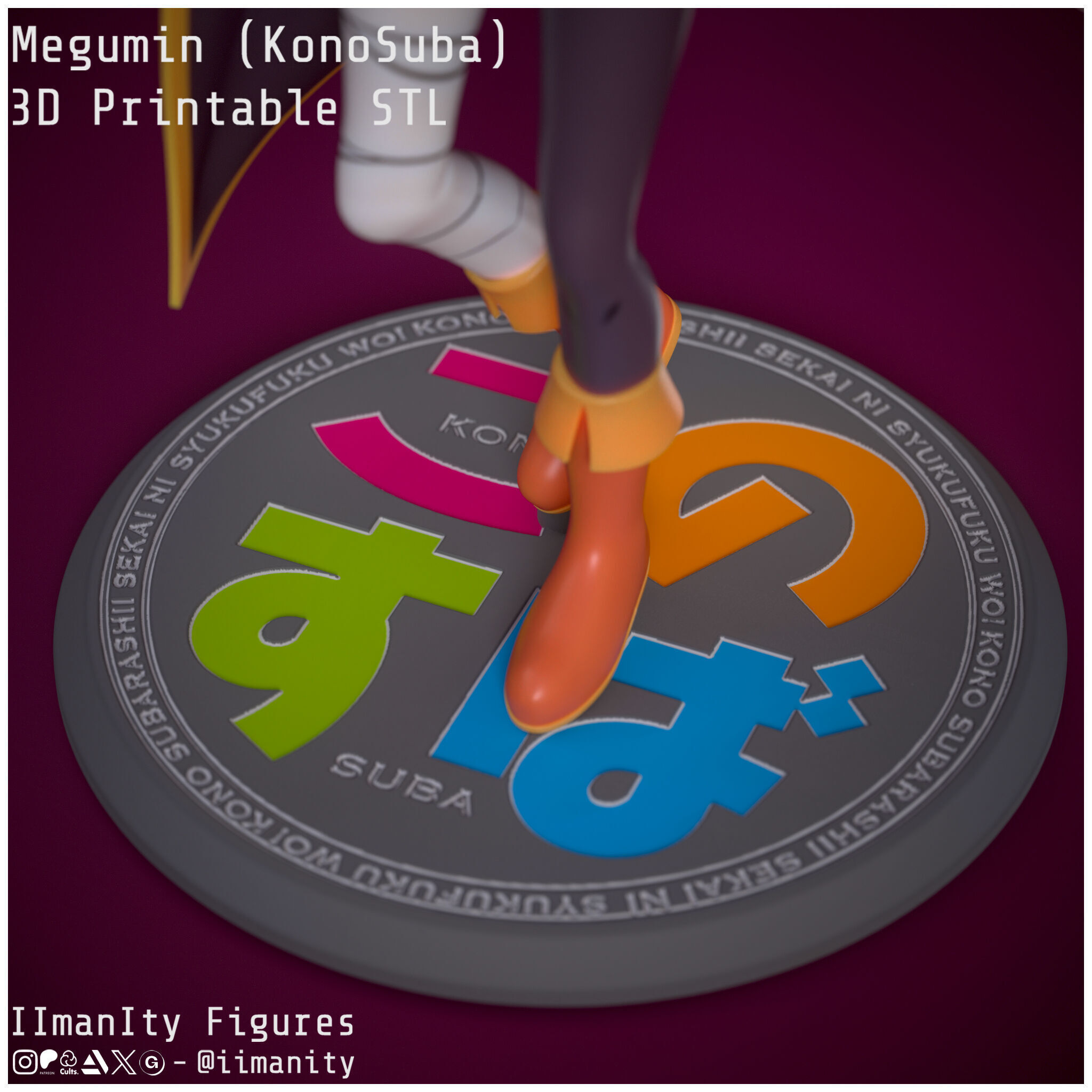 Megumin - KonoSuba 3D print model_4