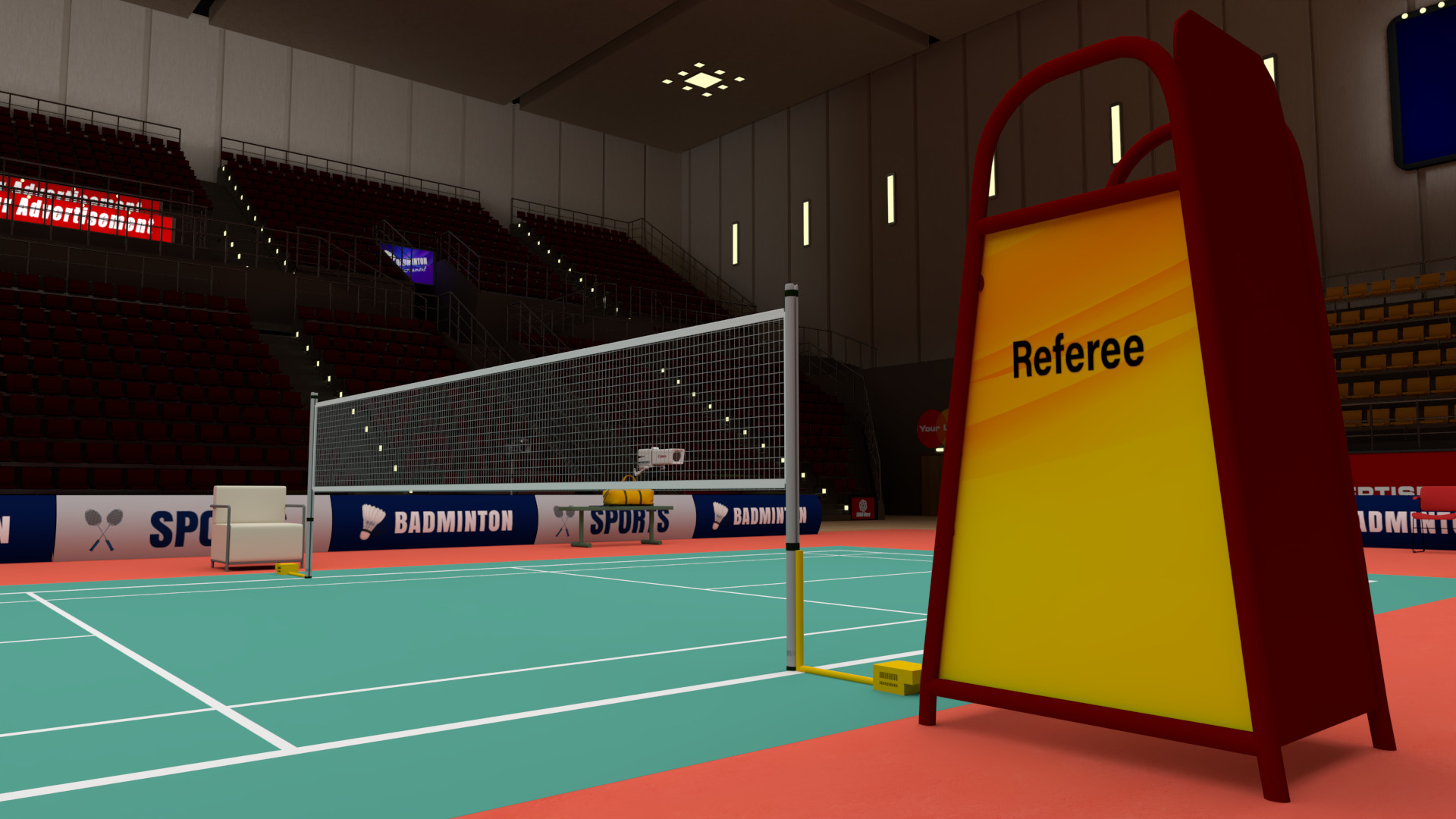 Badminton Stadium 3D model_3