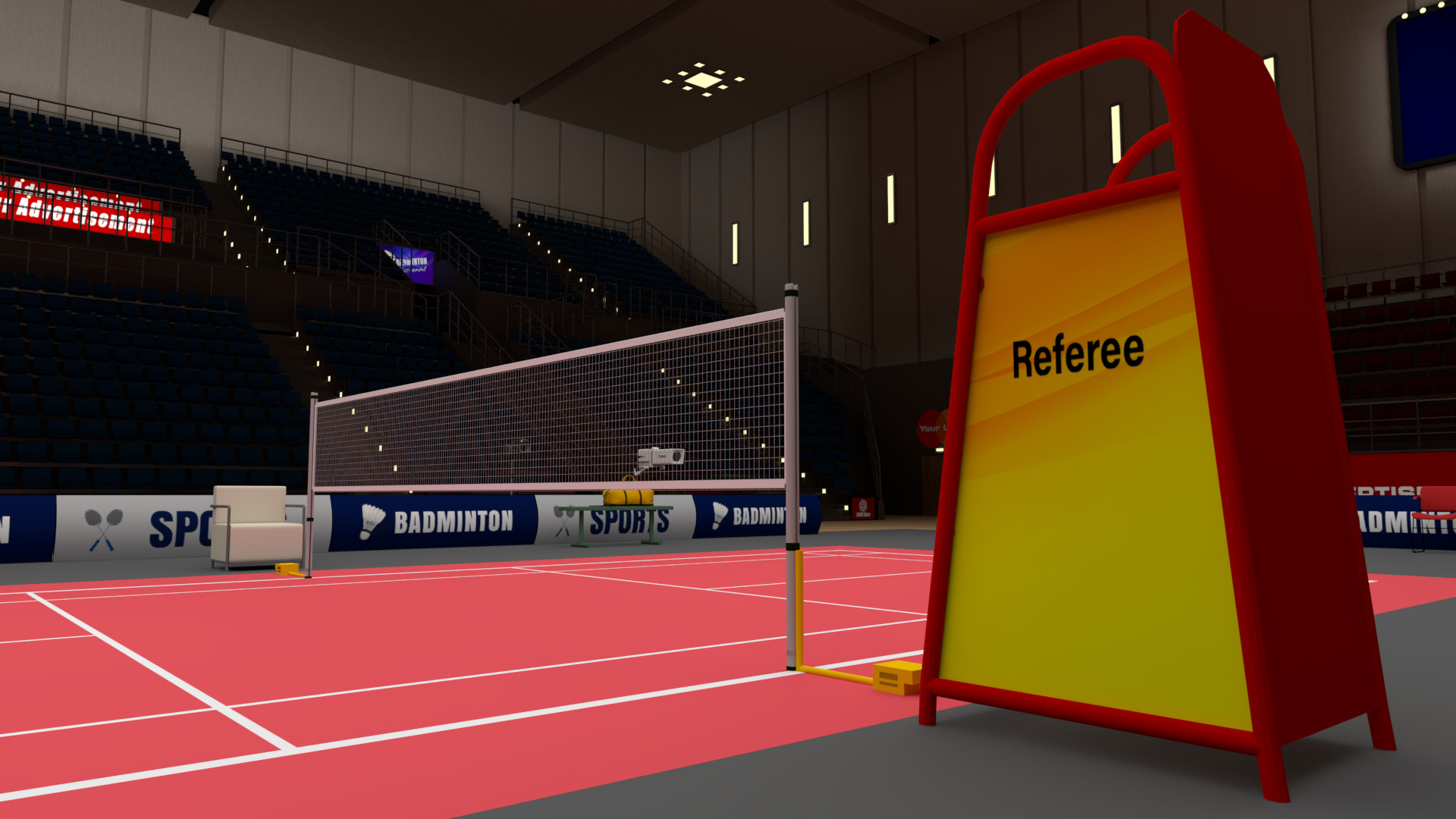Badminton Stadium 3D model_3