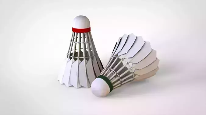 Badminton Shuttlecock 3D model